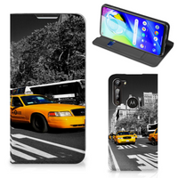 Motorola Moto G8 Power Book Cover New York Taxi