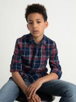 Petrol Industries Jongens Geruit overhemd Spice Red - 116