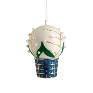 Alessi Fleurs de Jori Kerstornament Mughetti e smeraldi