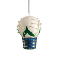 Alessi Fleurs de Jori Kerstornament Mughetti e smeraldi