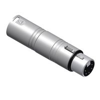 Procab VC150 XLR male 3p naar XLR female 5p adapter - thumbnail