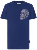 Philipp Plein t-shirt en coton à logo imprimé - Bleu - thumbnail