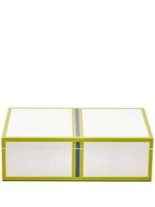 Jonathan Adler boite Lacquer Zip - Vert