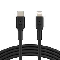 Belkin USB-C/Lightning-kabel (iPhone-snellaadkabel voor iPhone 14 en ouder) Boost Charge MFi-gecertificeerde USB-C-kabel voor iPhone (zwart, 1 m)