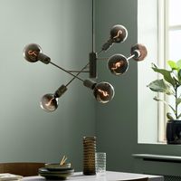 Halo Design Hanglamp HALO 6-lamps - Gun metal