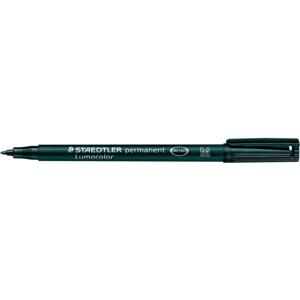 Staedtler Lumocolor permanent M DRY SAFE 317-9 Permanent marker Zwart Watervast: Ja