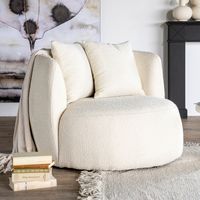 Eleonora Fauteuil Louis Bouclé - Beige - thumbnail