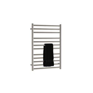 EH Design Radiator Athena Met Digitale Thermosstaat 60x80 cm Geborsteld RVS Chroom EH Design