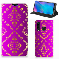 Telefoon Hoesje Huawei P30 Lite New Edition Barok Roze - thumbnail