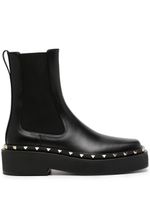 Valentino Garavani bottines chelsea à ornements Rockstud - Noir