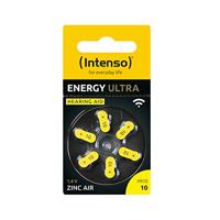 Intenso Energy Ultra gehoorapparaten batterij PR 70-10 6 stuks blister