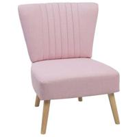 Beliani - VAASA - Fauteuil - Roze - Polyester - thumbnail