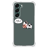 Samsung Galaxy S23 Plus Stevig Bumper Hoesje Cow