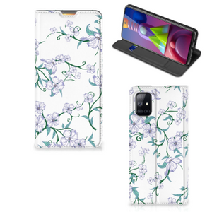 Samsung Galaxy M51 Uniek Smart Cover Blossom White