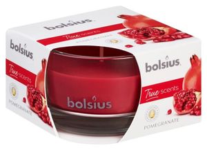 Bolsius True Scents geurglas 50/80 pomegranate (1 st)