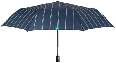 Perletti paraplu automatisch heren 96 cm microvezel blauw Perletti paraplu automatisch heren 96 cm microvezel blauw