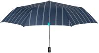 Perletti paraplu automatisch heren 96 cm microvezel blauw