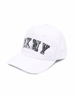 Dkny Kids casquette à logo brodé - Blanc