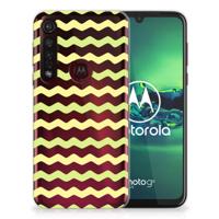 Motorola Moto G8 Plus TPU bumper Waves Yellow