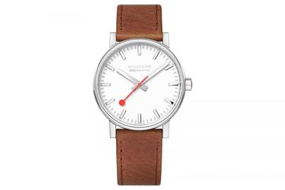 Mondaine MSE.40110.LG Unisex Horloge 40mm 3ATM