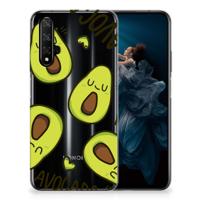 Honor 20 Telefoonhoesje met Naam Avocado Singing