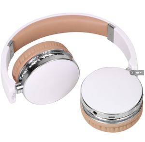 Vivanco NEOS AIR WHITE On Ear koptelefoon Bluetooth Wit Vouwbaar, Headset, Oorbeugel, Volumeregeling