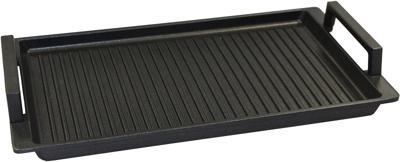 Eurolux Flexzone Grillplaat - geribbeld met handgrepen 41x24cm inductie Eurolux Flexzone Grillplaat - geribbeld met handgrepen 41x24cm inductie