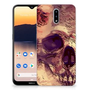 Silicone Back Case Nokia 2.3 Skullhead