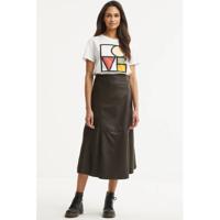 Soaked In Luxury T-shirt Bo van biologisch katoen gebroken wit