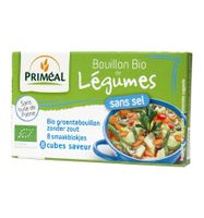 Groentebouillon blokjes zonder zout 9 gram bio