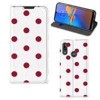Motorola Moto E6 Plus Flip Style Cover Cherries