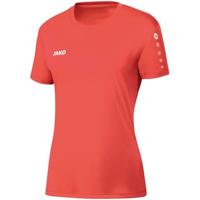 JAKO Dames shirt team, korte mouwen, koraal, 40