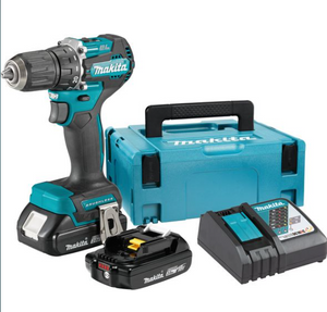 Makita DDF487RAJ | Accuboormachine | Koolborstelloos | 18V | Set | 2,0Ah | Li-Ion | in Mbox - DDF487RAJ