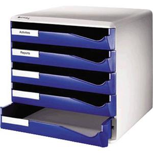 Leitz Ladebox 5280-00-35 Blauw DIN A4 Aantal vakken: 5