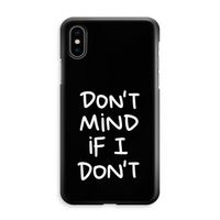 Don't Mind: iPhone XS Max Volledig Geprint Hoesje - thumbnail