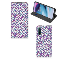 OnePlus Nord CE 5G Hoesje met Magneet Feathers Color - thumbnail