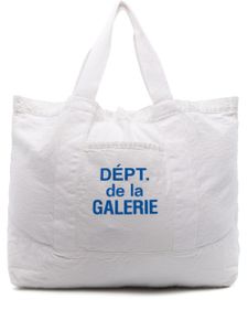 GALLERY DEPT. sac cabas à logo imprimé - Blanc