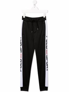 Ralph Lauren Kids pantalon de jogging à logo imprimé - Noir