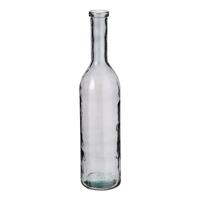 Mica Decorations Rioja Glazen Fles - H75 x Ø18 cm - Donkergrijs