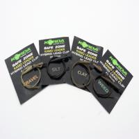 Korda Kamo Leaders 40lb, Hybrid Lead Clip 1m Silt Brown - thumbnail