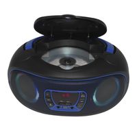 Denver TCL-212BT Radio/CD-speler VHF (FM) AUX, CD, USB, Bluetooth Sfeerverlichting Blauw - thumbnail