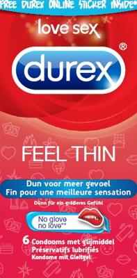 Durex Condooms Feel Thin - 6 stuks