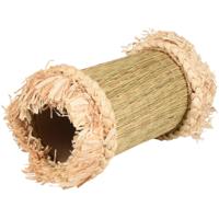 Knaagdierenspeelgoed Zulu tunnel 20 x 10 x 10 cm Flamingo Naturel