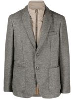 Fay blazer superposé à simple boutonnage - Gris