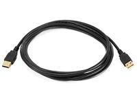 Monoprice 105444 10ft USB 2.0 A Male naar A Male 28/24AWG Kabel - Verguld