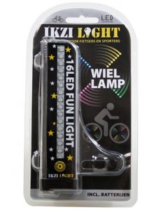 Ikzi Light Spaak Wiellicht 16 x Led 4 Kleuren