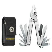 LEATHERMAN - Super Tool 300, groot multifunctioneel gereedschap met 19 gereedschappen en nylon omhulsel