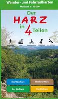 Wandelkaart Der Harz in 4 teilen | Schmidt Buch Verlag - thumbnail