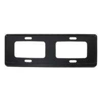 2 PC's auto License Plate Frames roestvrij staal nummerplaat Frame(Black)