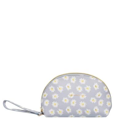 Estella Bartlett Half Moon Make Up Bag Daisy Print blue Toilettas Estella Bartlett Half Moon Make Up Bag Daisy Print blue Toilettas